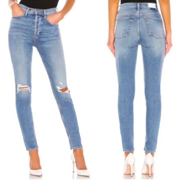Re/Done Denim - re/done ultra high-rise jeans
